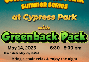 Concert in the Park with Greenback Pack