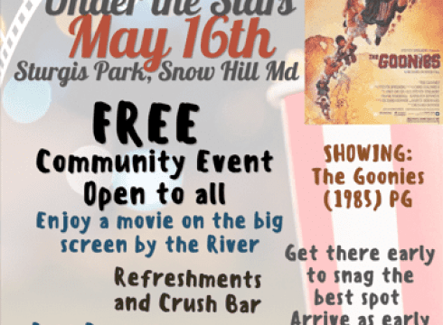 Saturdays at Sturgis showing of Goonies!